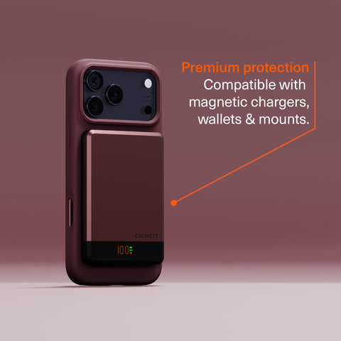 Magnetic Silicone Case for iPhone 17 Pro Max