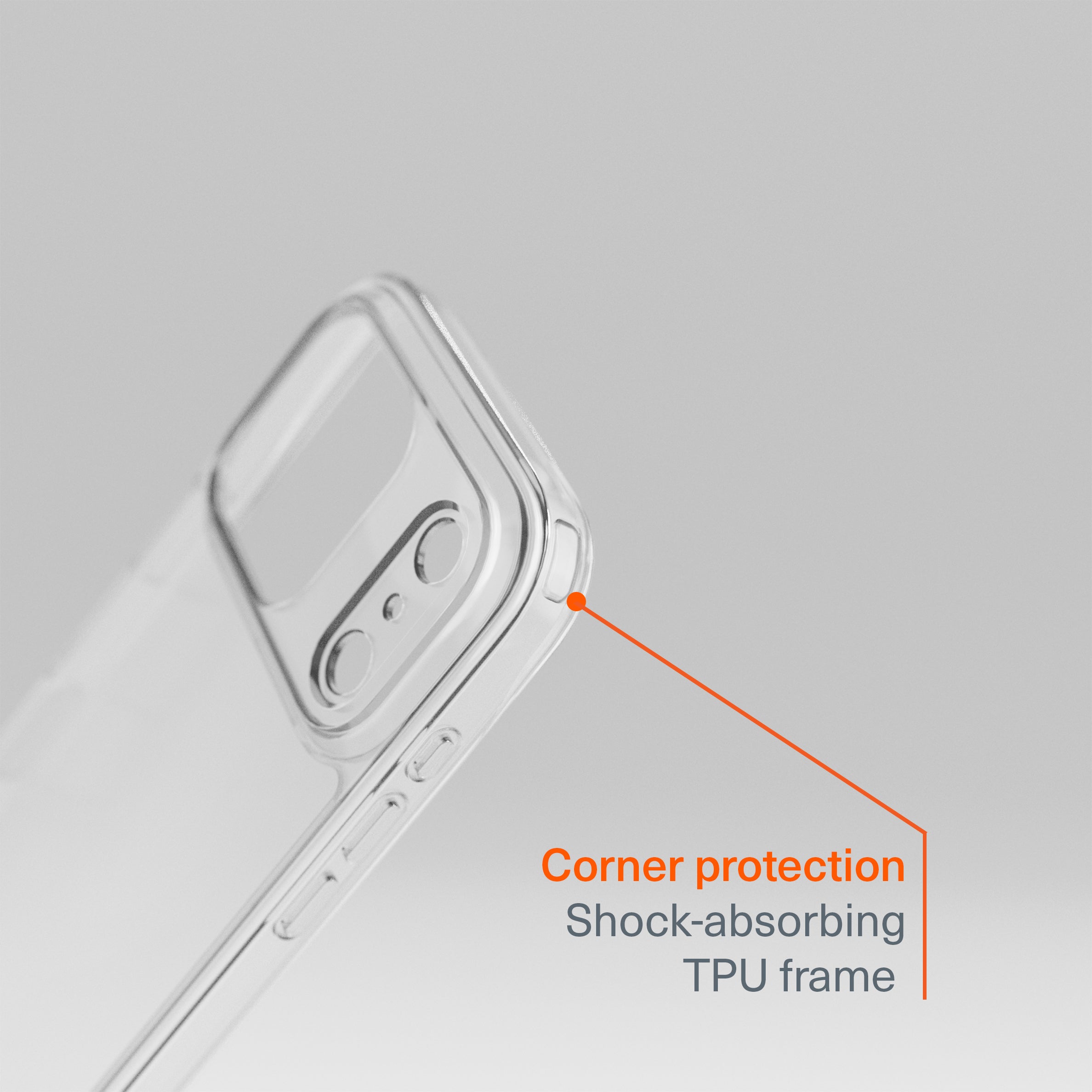 Protective Clear Case for iPhone 17 Pro