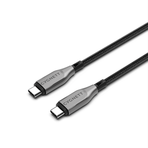 Armoured USB-C To USB-C Cable - Black 2m