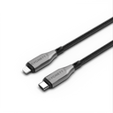 Lightning To USB-C Cable - Black  2m