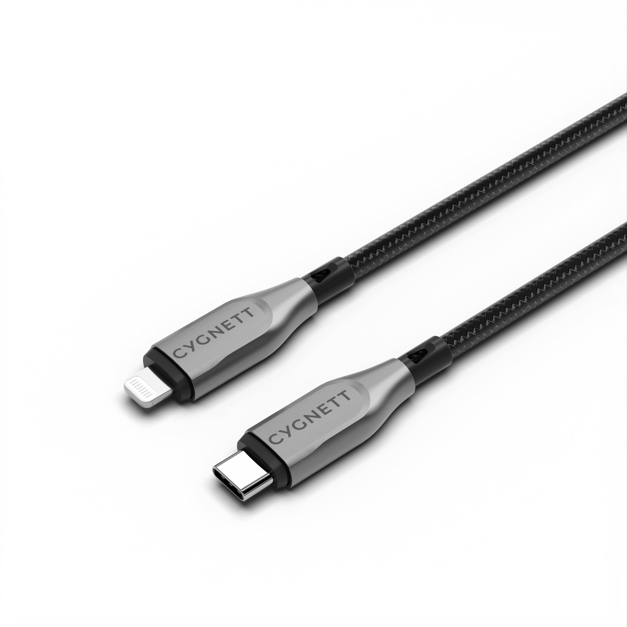 Lightning To USB-C Cable - Black  2m