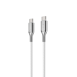 USB-C to USB-C Cable (USB 2.0) Braided White 1m
