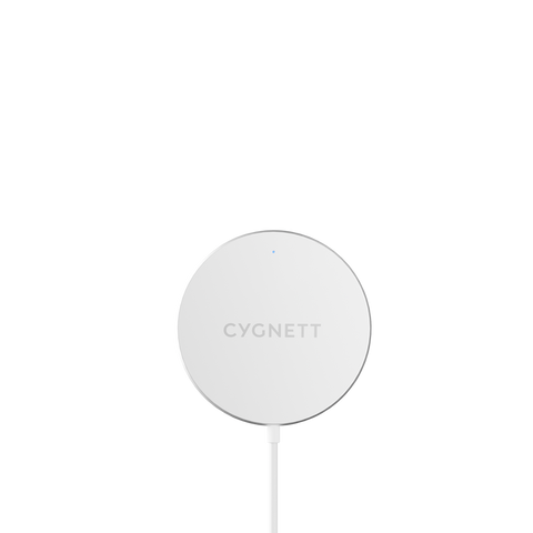 Magnetic Wireless Charging Cable - White 1.2M
