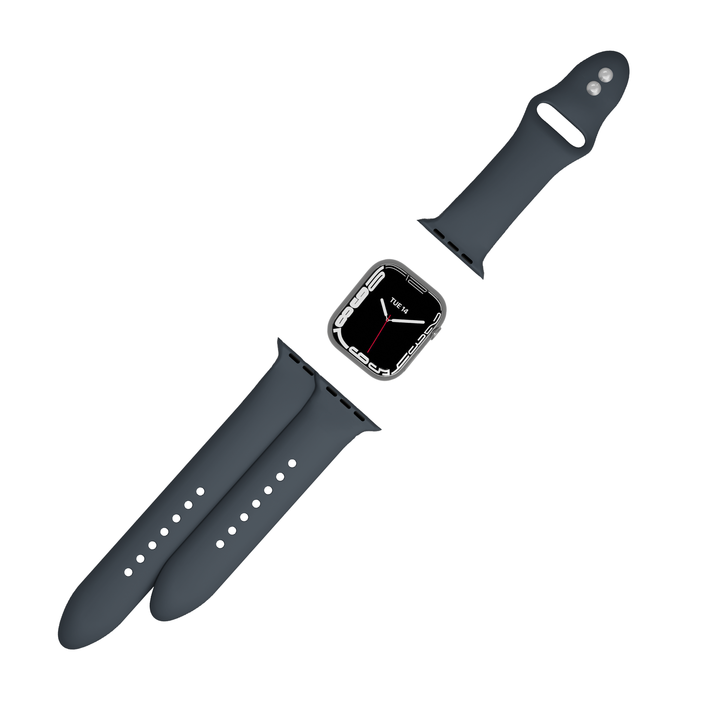 Silicone Bands for Apple Watch 3/4/5/6/7/SE (38/40/41mm)