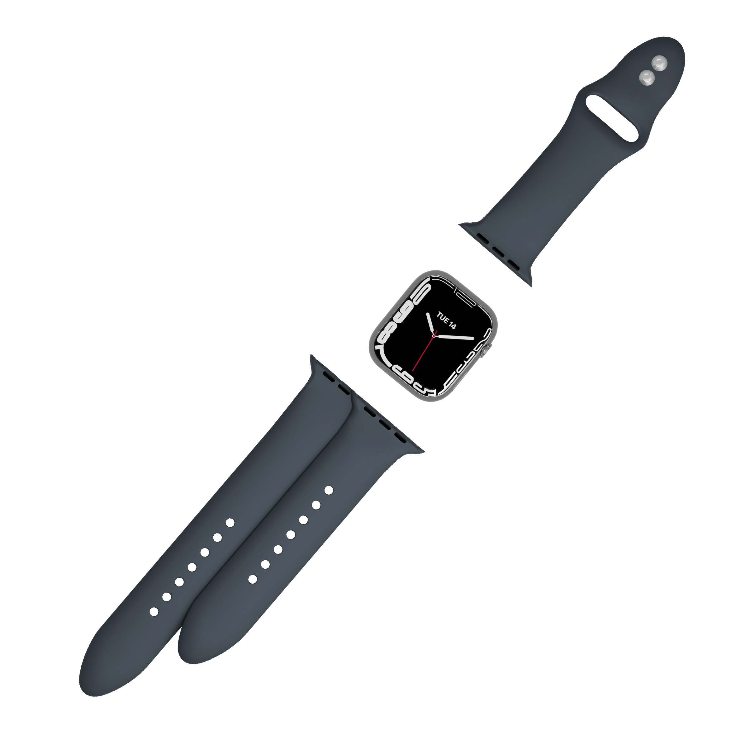 Silicone Band for Apple Watch 3/4/5/6/7/SE 42/44/45mm