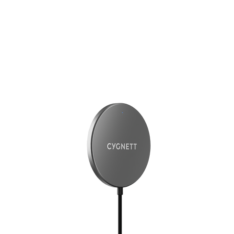 Magnetic Wireless Charging Cable - Black 1.2M