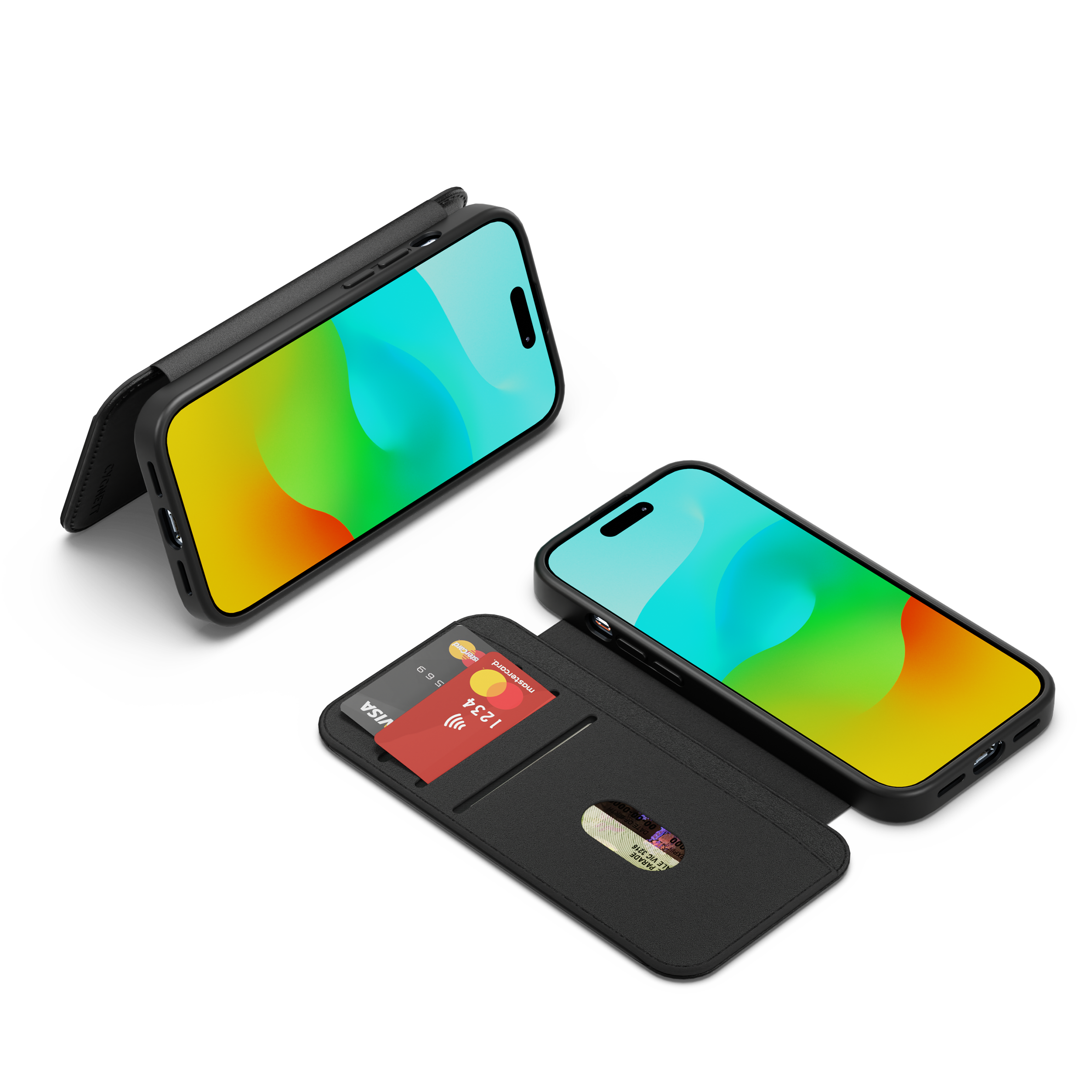 iPhone 15 Plus Magnetic Wallet Case