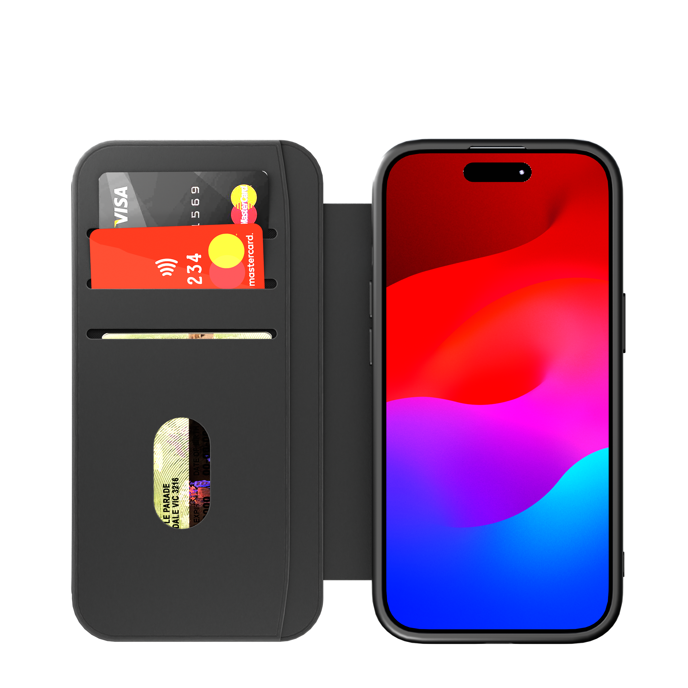 iPhone 15 Pro Magnetic Wallet Case