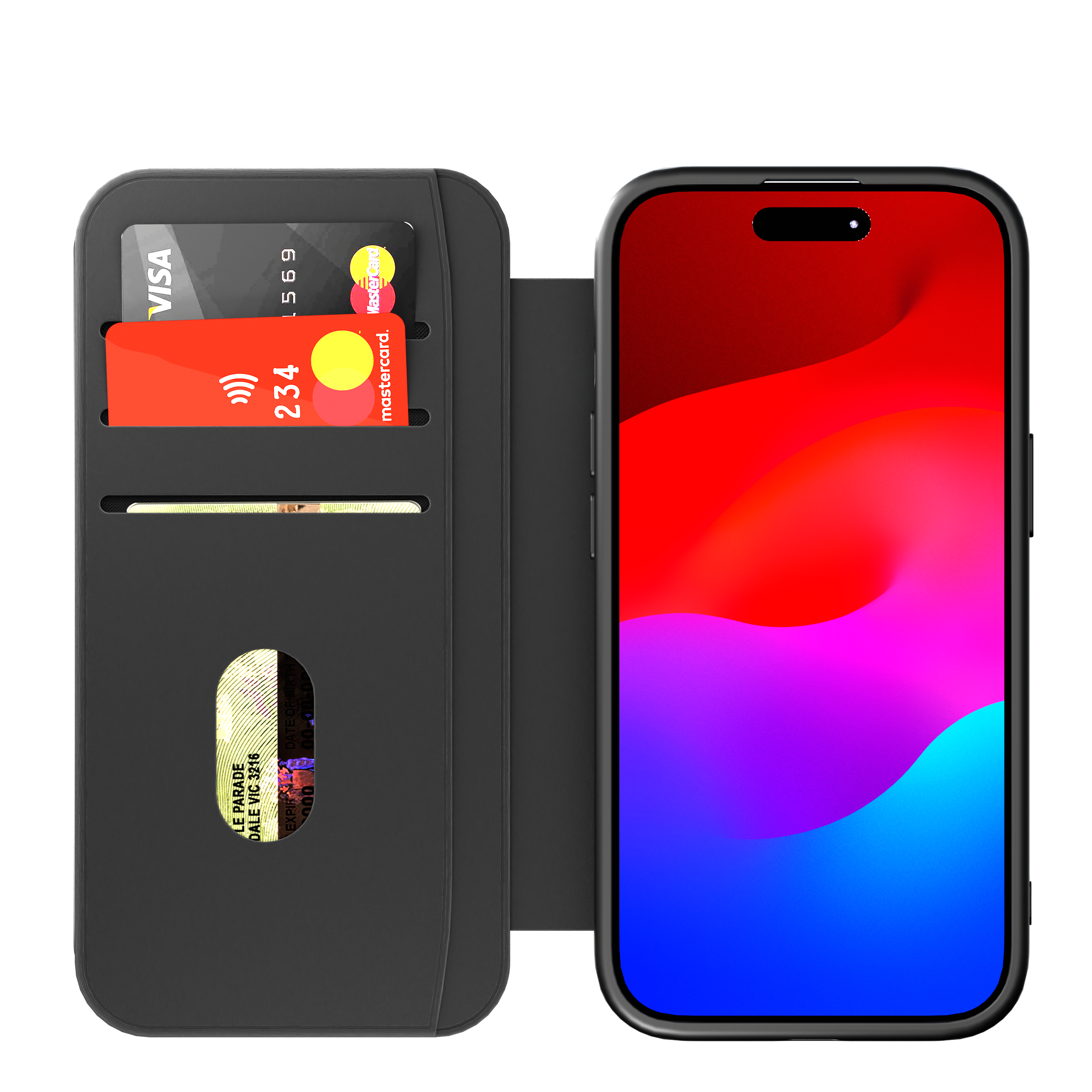 iPhone 15 Pro Max Magnetic Wallet Case