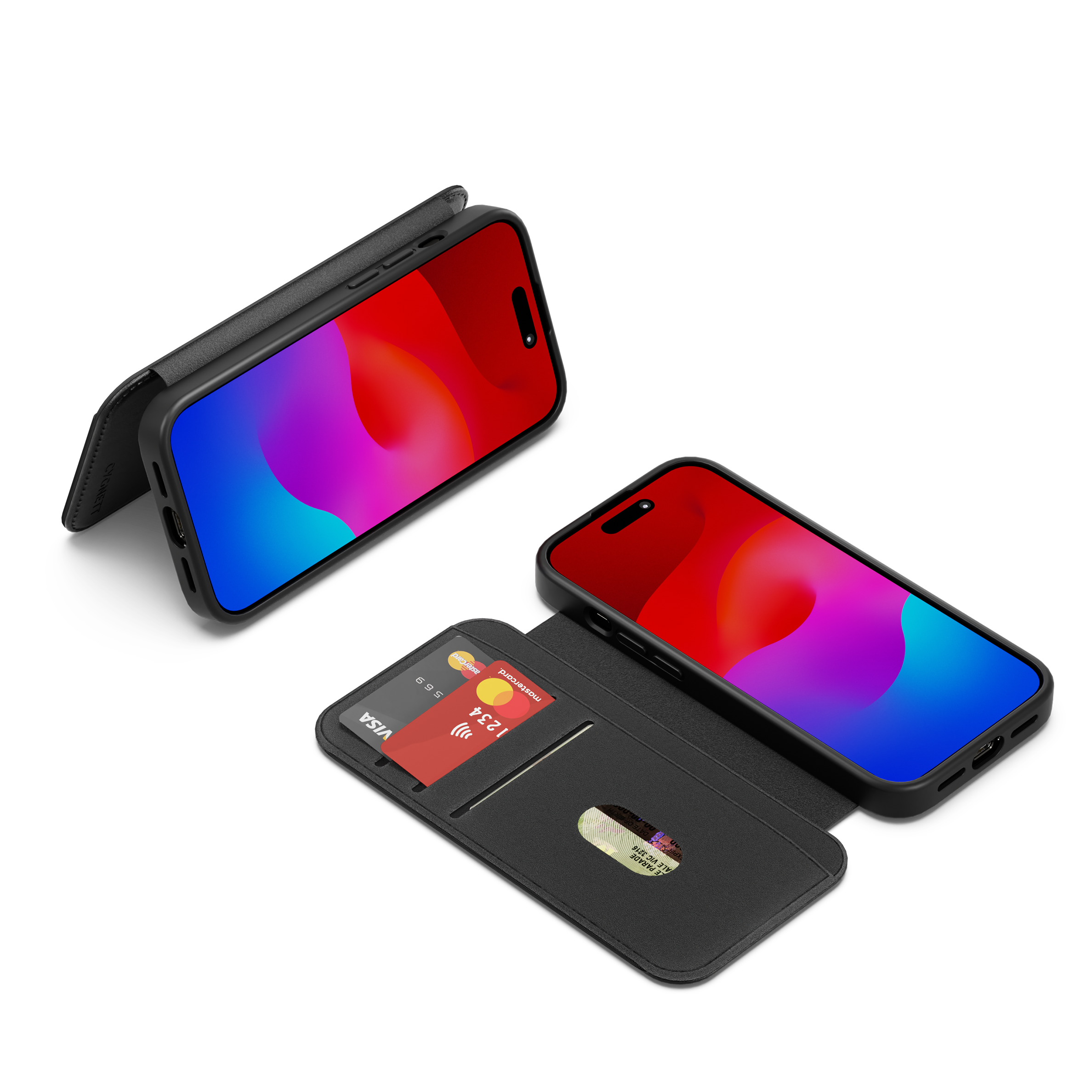 iPhone 15 Pro Max Magnetic Wallet Case