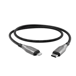 Lightning To USB-C Cable - Black  1m