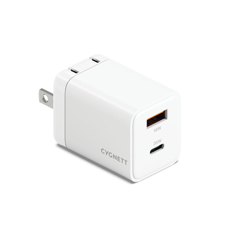 Dual Port GaN Wall Charger 35W