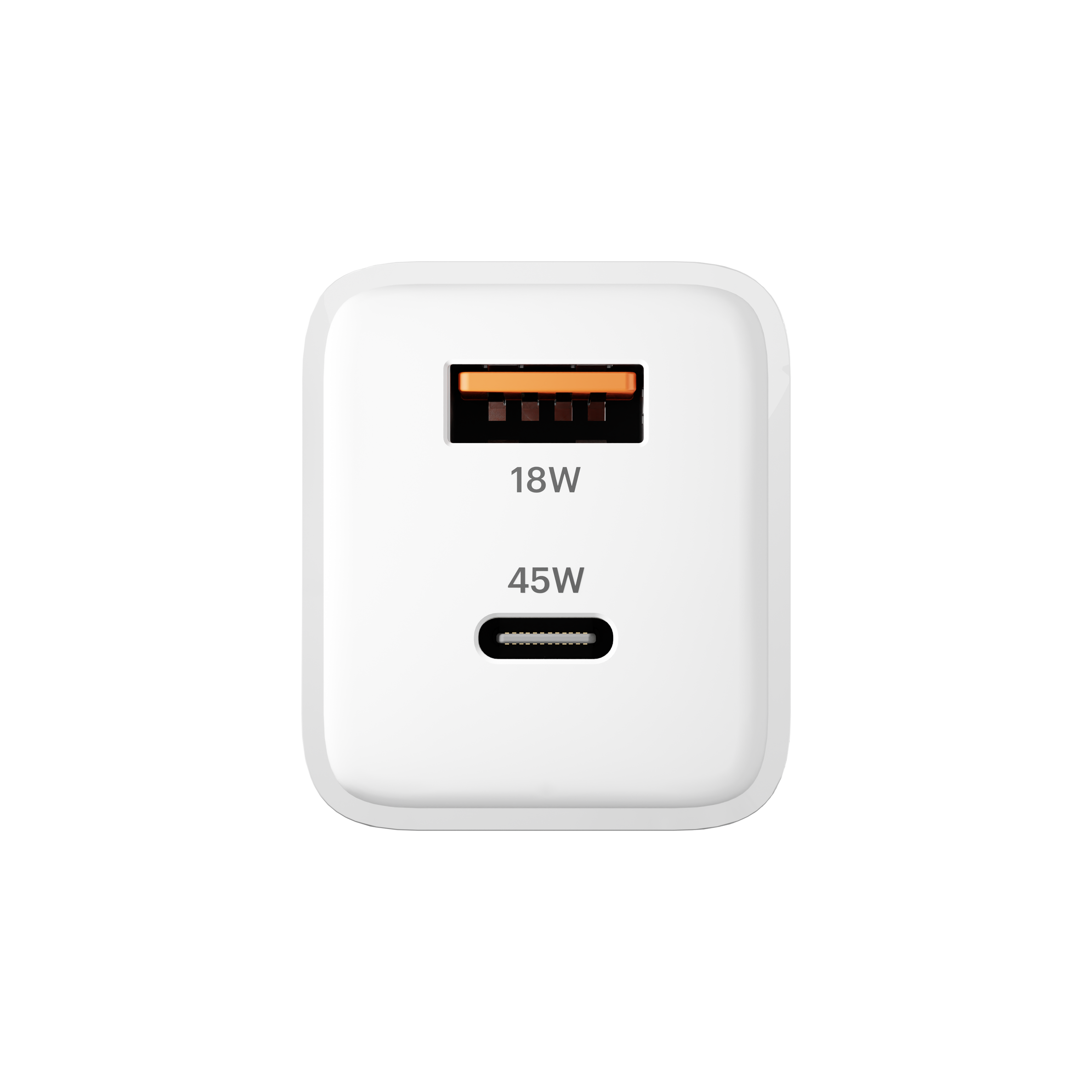 Dual Port GaN Wall Charger 45W
