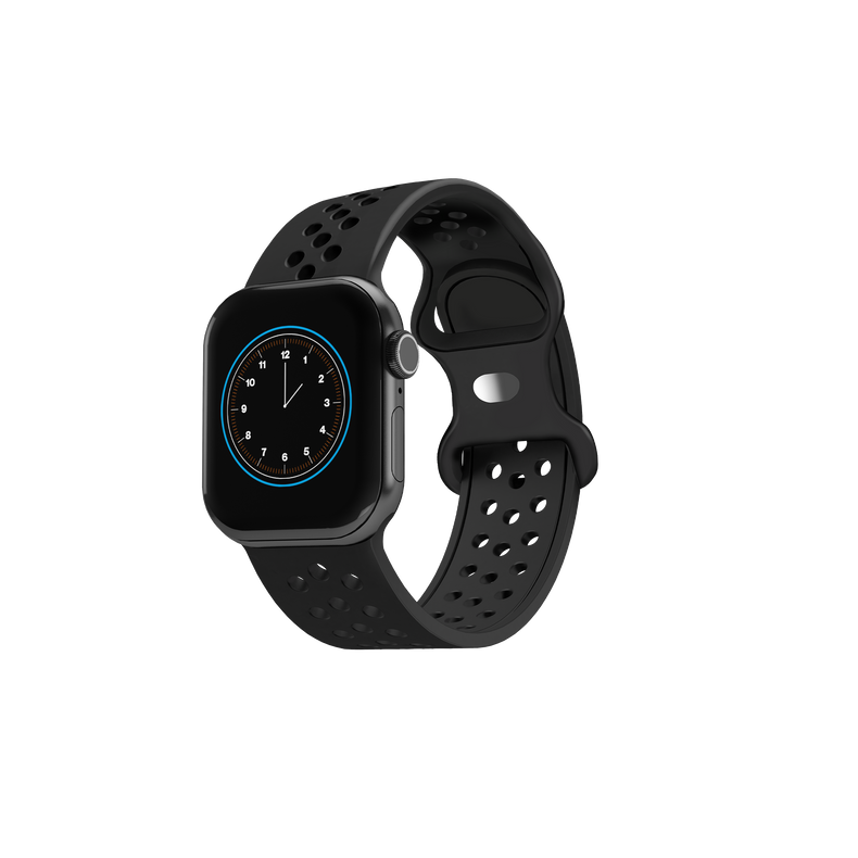 Silicone Sports Bands for Watch Series 3/4/5/6/7/8/9/10/SE (42/44/45/46mm & Ultra/Ultra 2 49mm)