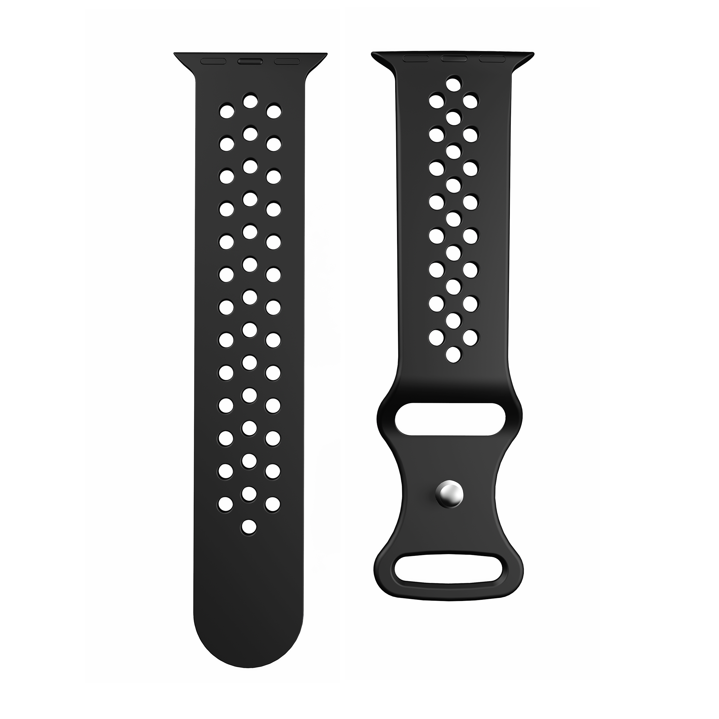 Silicone Sports Bands for Watch Series 3/4/5/6/7/8/9/10/SE (42/44/45/46mm & Ultra/Ultra 2 49mm)