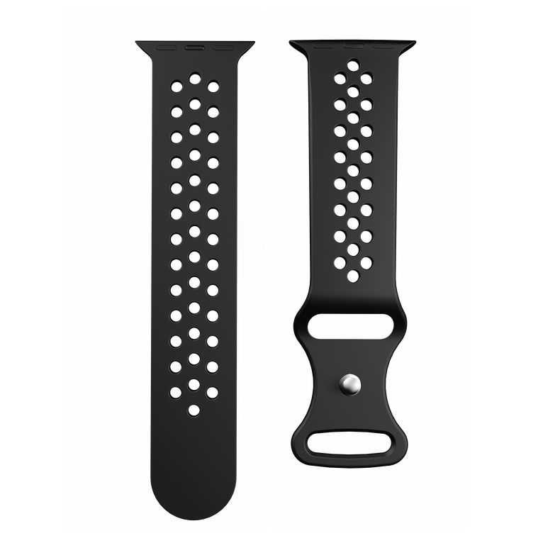 Silicone Sports Bands for Watch Series 3/4/5/6/7/8/9/10/SE (42/44/45/46mm & Ultra/Ultra 2 49mm)