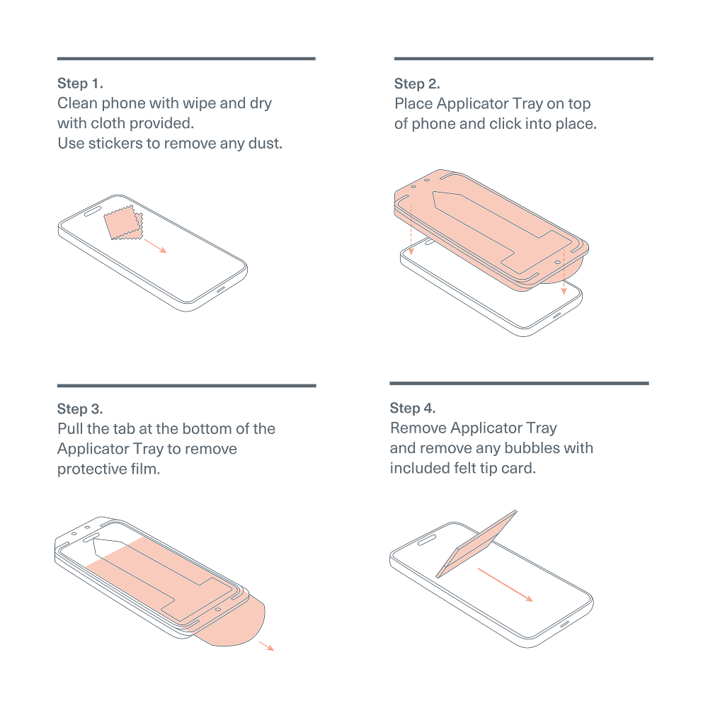 Glass Screen Protector for iPhone 18 Pro / 17 Pro