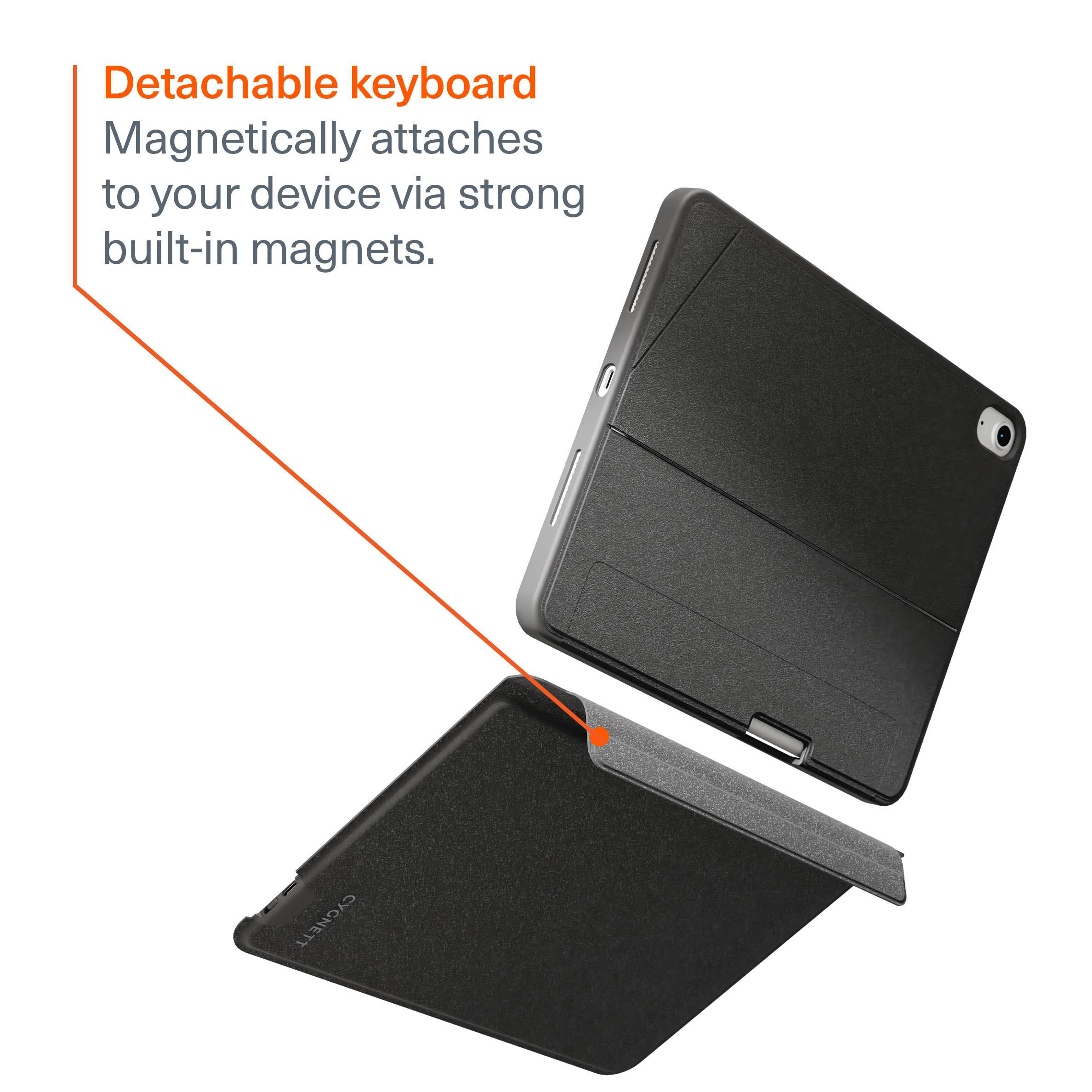 Magnetic Wireless Keyboard Case  For iPad A16 11”