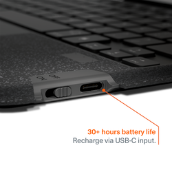 Magnetic Wireless Keyboard Case  For iPad A16 11”