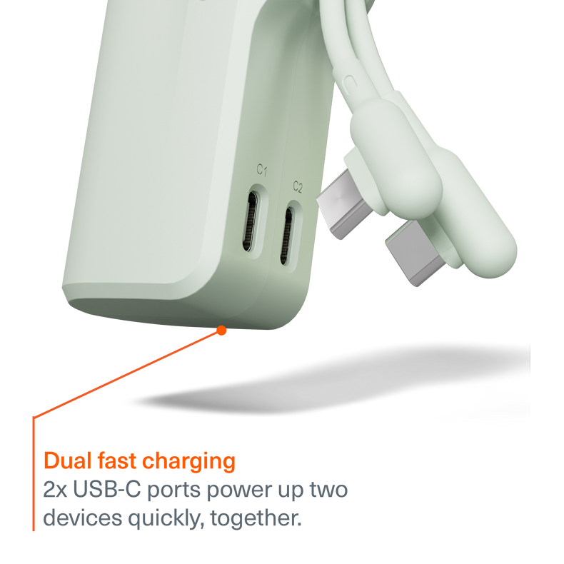 Power Bank 5K + USB-C Cable Combo