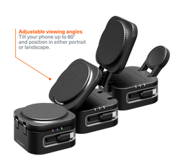 3-in-1 Foldable Wireless Charger with Retractable Cable