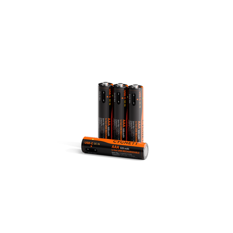 AAA USB-C Rechargeable Li-ion Battery (4 Pack)