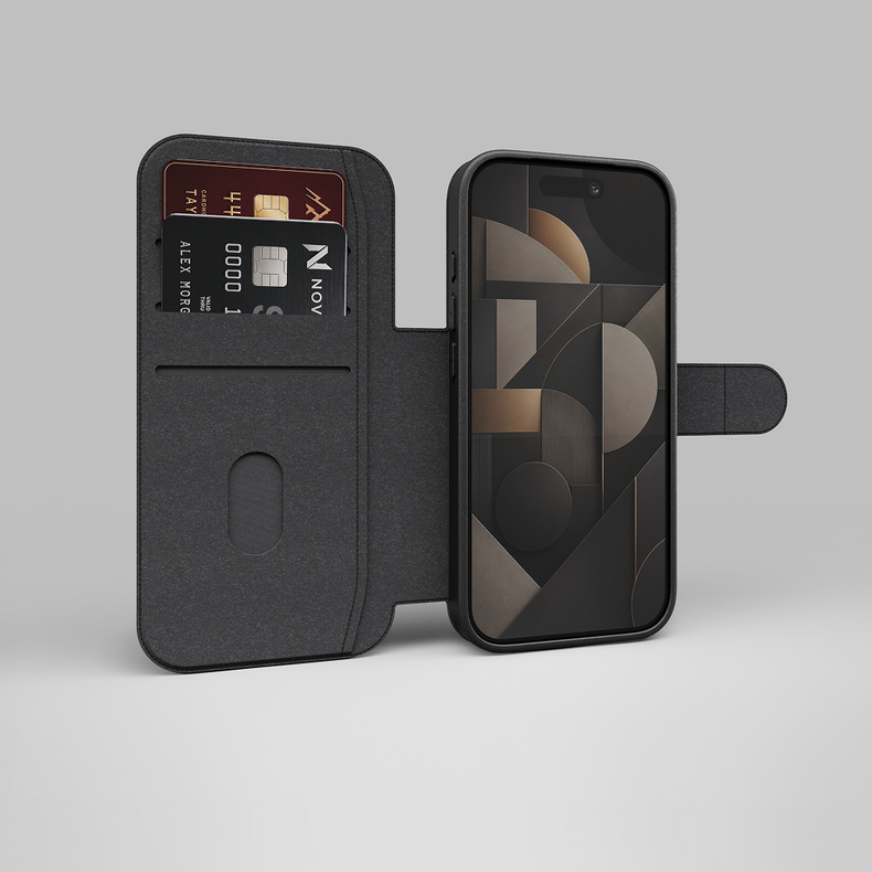 Magnetic Leather Wallet Case for iPhone 18 Pro Max / 17 Pro Max