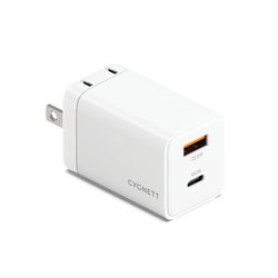 65W Dual Port Wall Charger