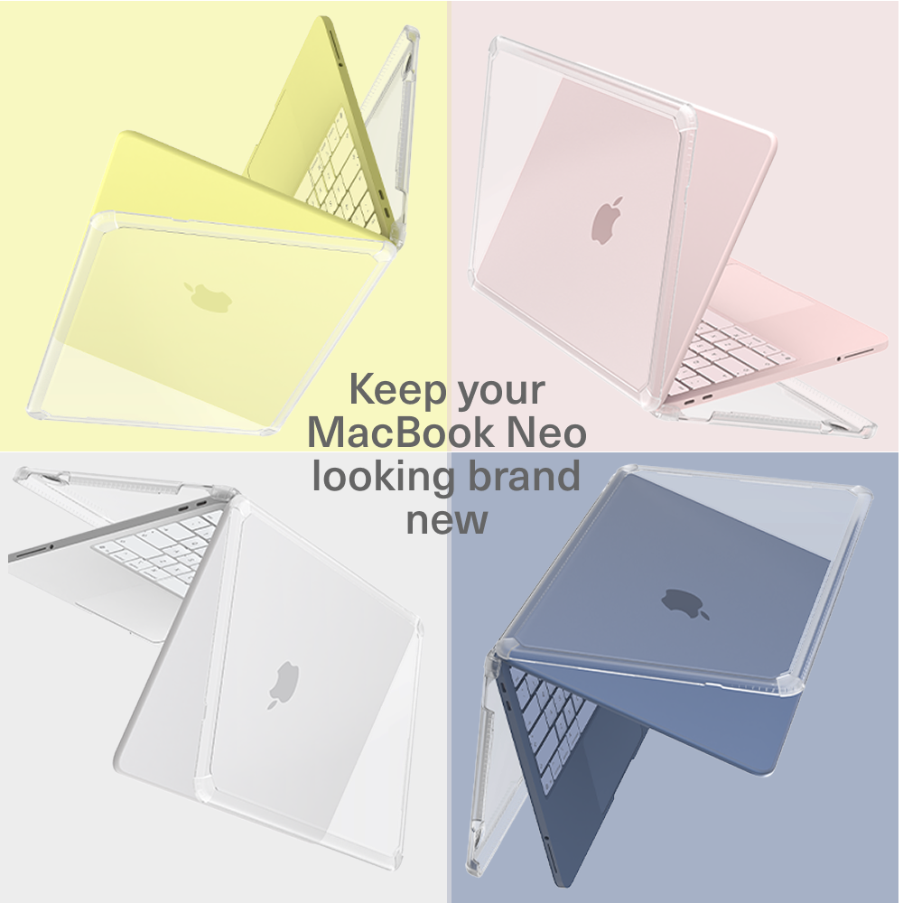 Tough Protective Clear Case For MacBook Neo