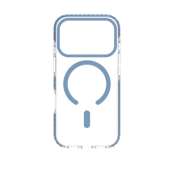 Blue Magnetic Clear Case for iPhone 18 Pro / 17 Pro