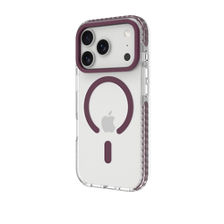 Purple Magnetic Clear Case for iPhone 18 Pro / 17 Pro