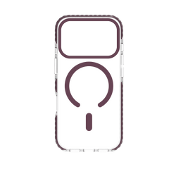 Purple Magnetic Clear Case for iPhone 18 Pro / 17 Pro