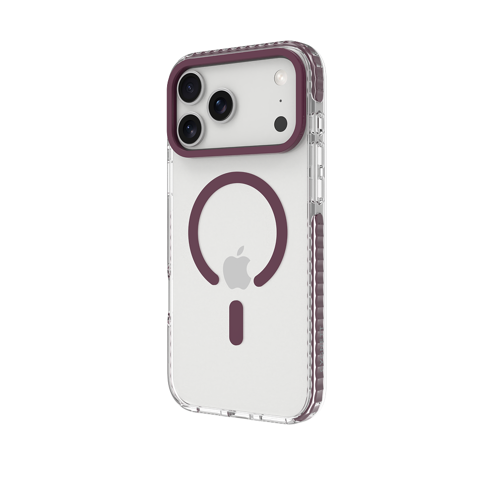 Purple Magnetic Clear Case for iPhone 18 Pro Max / 17 Pro Max