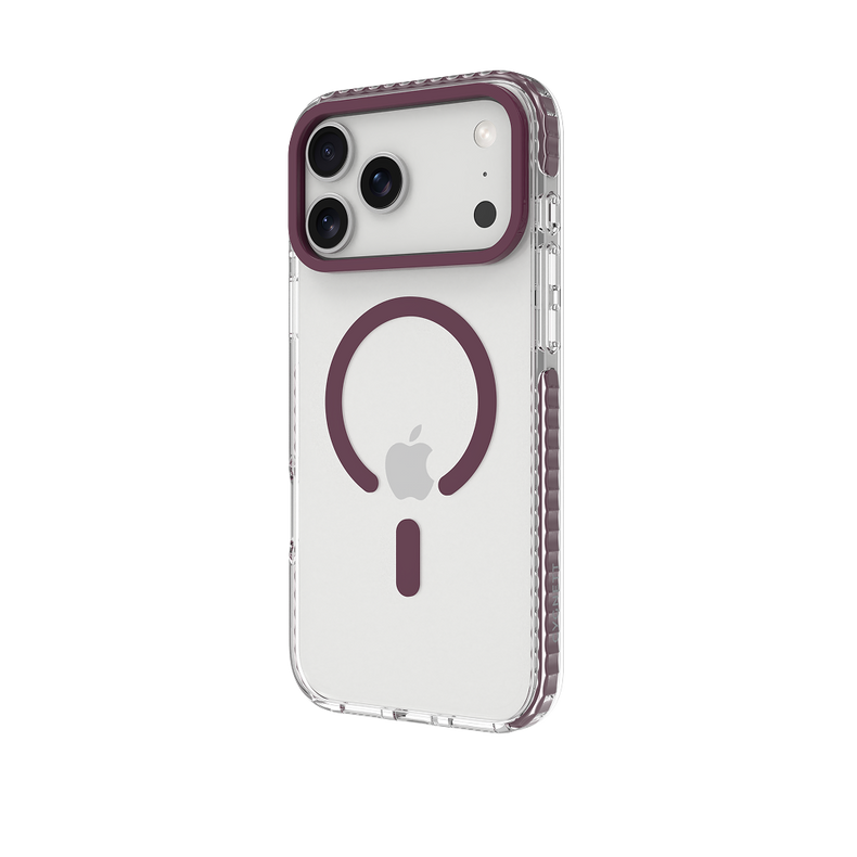Purple Magnetic Clear Case for iPhone 18 Pro Max / 17 Pro Max