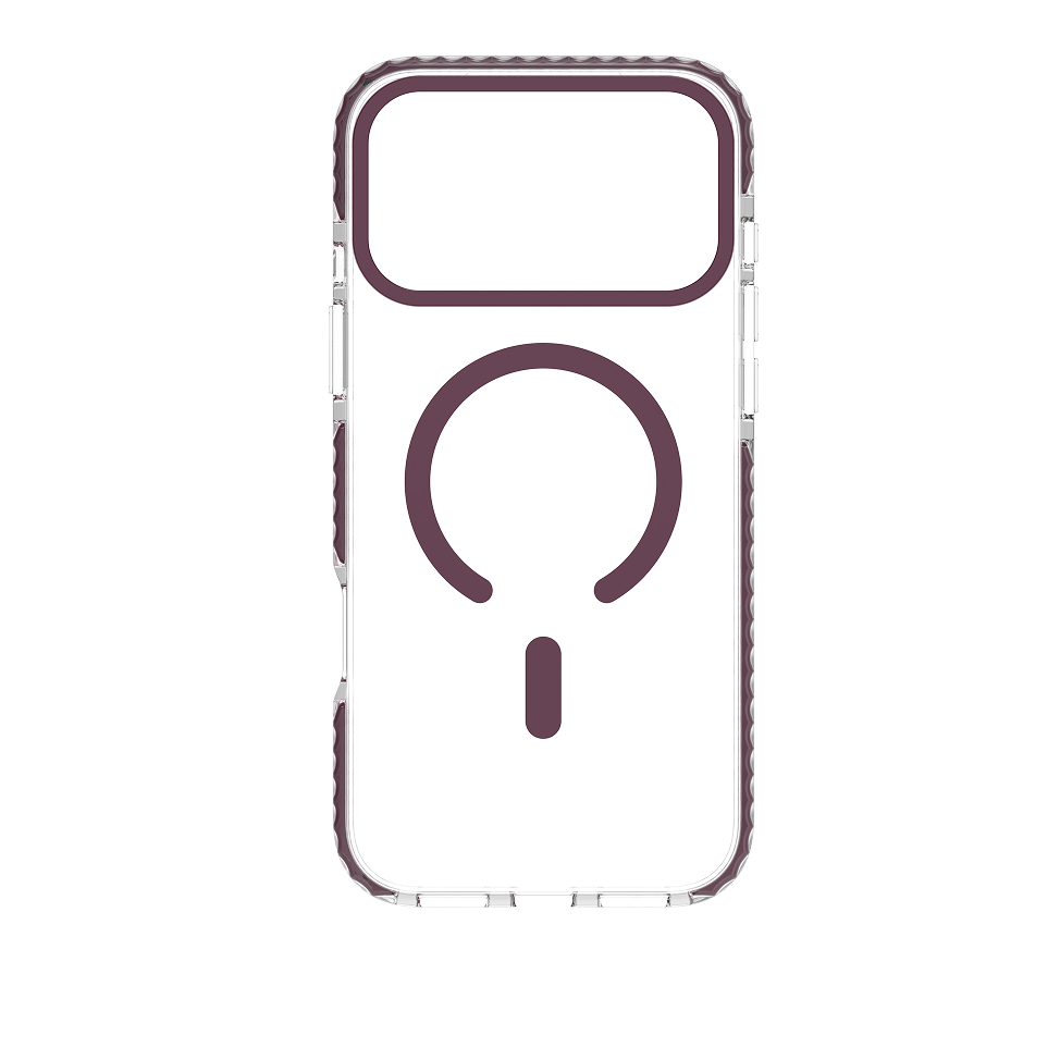 Purple Magnetic Clear Case for iPhone 18 Pro Max / 17 Pro Max