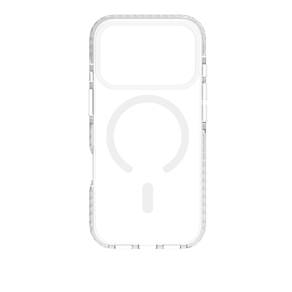 White Magnetic Clear Case for iPhone 18 Pro / 17 Pro