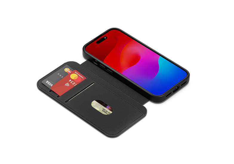iPhone 15 Pro Max Magnetic Wallet Case
