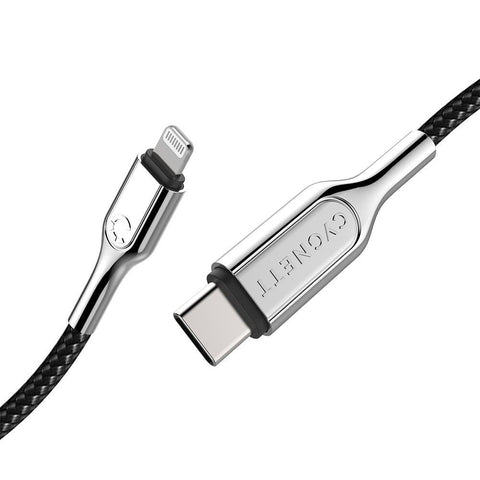 Lightning to USB-C Cable Braided Black 1m - Cygnett (AU)