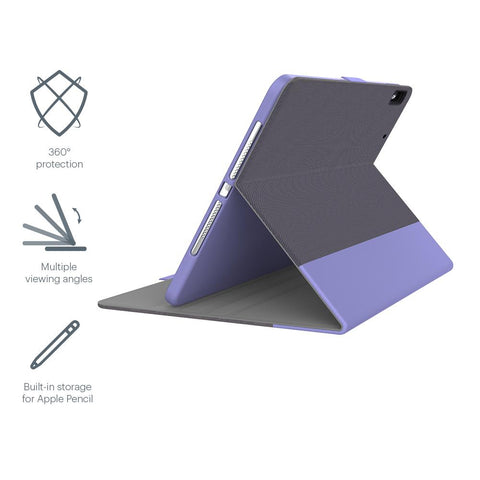 iPad 9.7" Case with Apple Pencil Holder - Purple - Cygnett (AU)