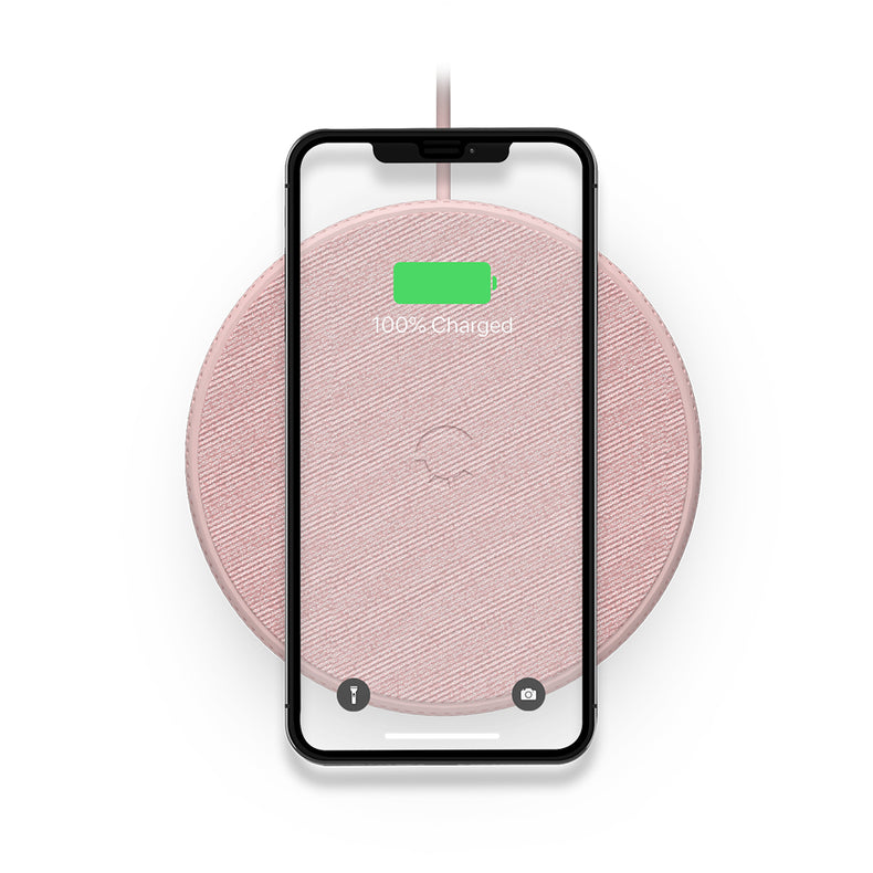 Wireless Desk Phone Charger - Pink