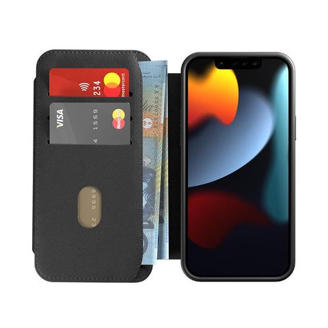 iPhone 13 Pro Max MagSafe Wallet Case - Black - Cygnett (AU)