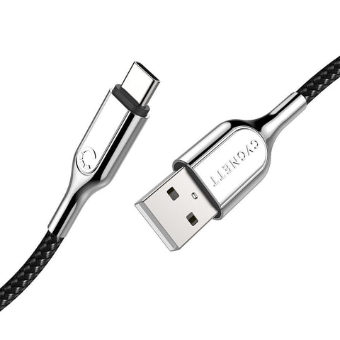 USB-C to USB-A Cable (USB 2.0) Braided Black 1m - Cygnett (AU)