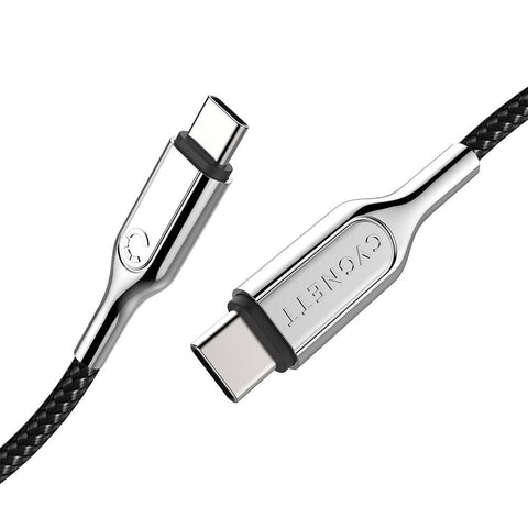 USB-C to USB-C Cable (USB 2.0) Braided Black 1m - Cygnett (AU)