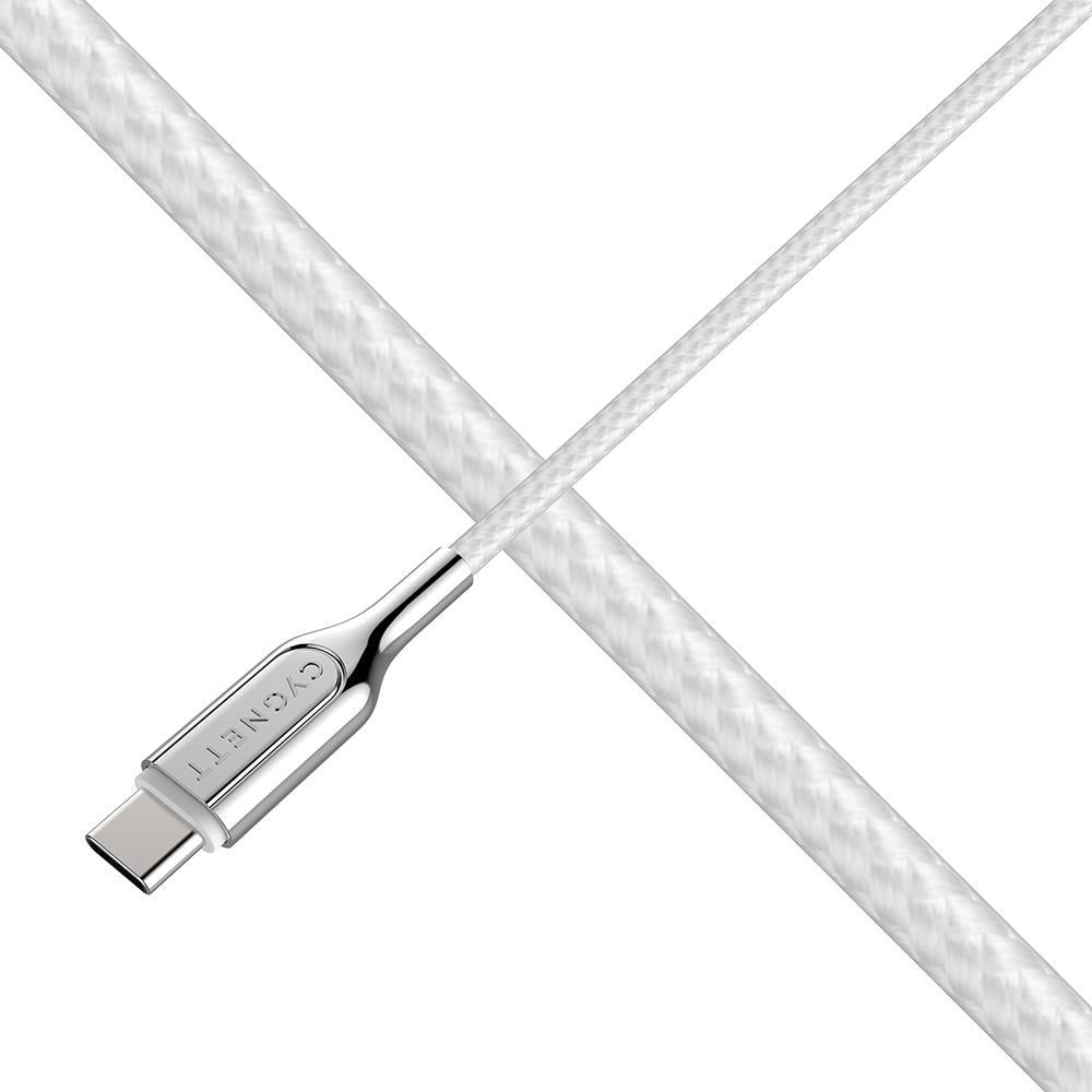 USB-C to USB-C Cable (USB 2.0) Braided White 1m - Cygnett (AU)